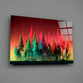 Forest of Colors Glass Wall Art || Designer Collection.