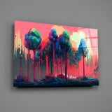 Forest of Colors Glass Wall Art || Designer Collection.
