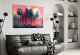Forest of Colors Glass Wall Art || Designer Collection.