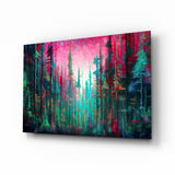 Forest of Colors Glass Wall Art || Designer Collection.