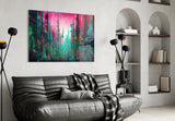 Forest of Colors Glass Wall Art || Designer Collection.