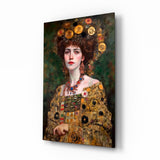 Klimt Style Glass Wall Art || Designer Collection.