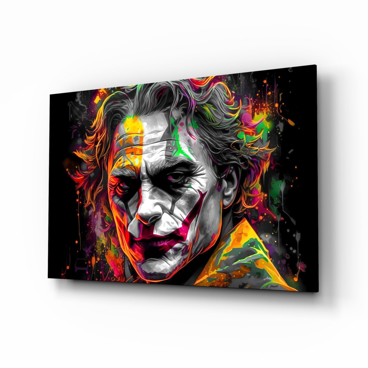 Joker Glass Wall Art || Designer Collection.