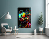 Neon Mice Glass Wall Art || Designer Collection.