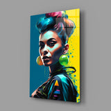 Earrings Glass Wall Art || Designer Collection.