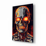 Mechanic Face Glass Wall Art || Designer Collection.