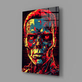 Mechanic Face Glass Wall Art || Designer Collection.