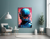 Robocop Glass Wall Art || Designer Collection.