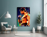 Fighter Glass Wall Art || Designer Collection.