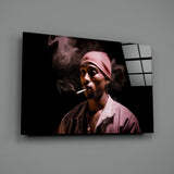 Tupac Glass Wall Art || Designer Collection.