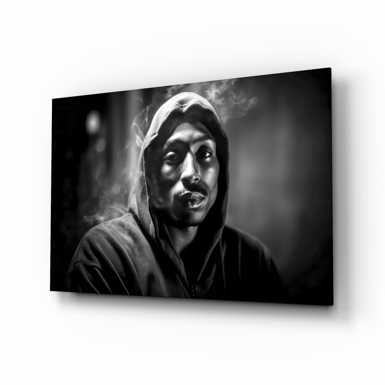 Tupac Glass Wall Art || Designer Collection.