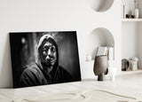 Tupac Glass Wall Art || Designer Collection.