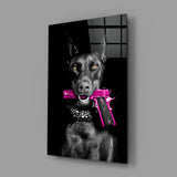 Gun Dog Glass Wall Art || Designer Collection.