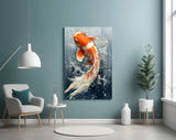 Angelfish Glass Wall Art|| Designer's Collection.
