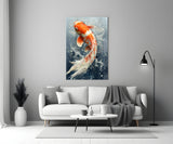 Angelfish Glass Wall Art|| Designer's Collection.