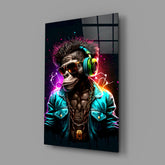 Feel the Music Glass Wall Art|| Designer's Collection.