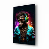 Feel the Music Glass Wall Art|| Designer's Collection.