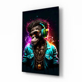 Feel the Music Glass Wall Art|| Designer's Collection.