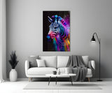 Zebra Glass Wall Art|| Designer's Collection.