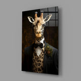 Gentleman Glass Wall Art|| Designer's Collection.