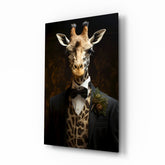 Gentleman Glass Wall Art|| Designer's Collection.