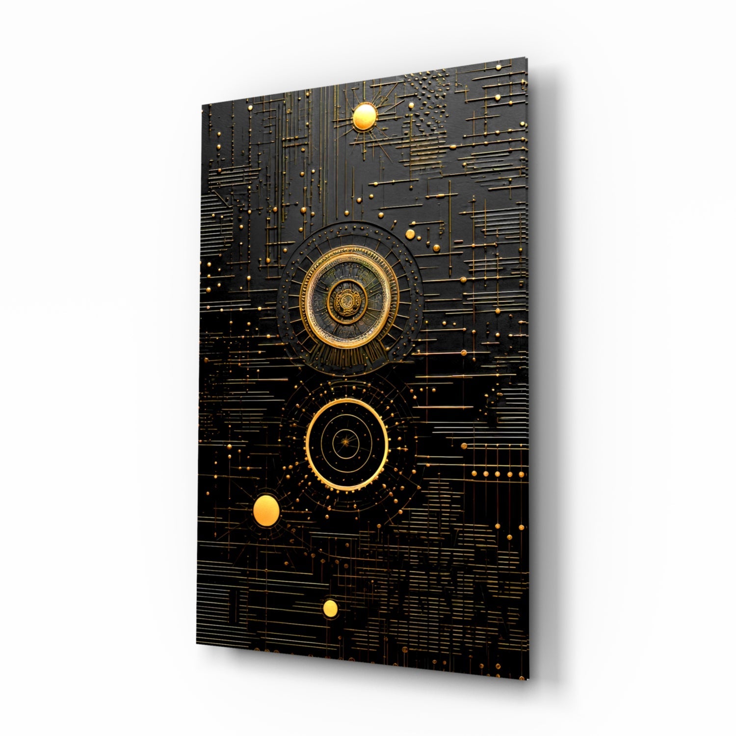 Ancient Sky Glass Wall Art|| Designer's Collection.