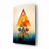 Harmony of Shapes Glass Wall Art|| Designer's Collection.