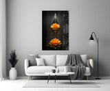 Lotus Glass Wall Art|| Designer's Collection.