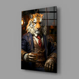 Duke Lion Glass Wall Art|| Designer's Collection.