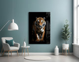 Tiger in the Dog Glass Wall Art|| Designer's Collection.