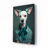 Dog Vogue Glass Wall Art|| Designer's Collection.