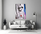 I Love Life Glass Wall Art || Designer Collection.