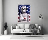 I Love Life Glass Wall Art || Designer Collection.