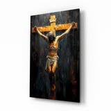 Cross Glass Wall Art || Designer Collection.