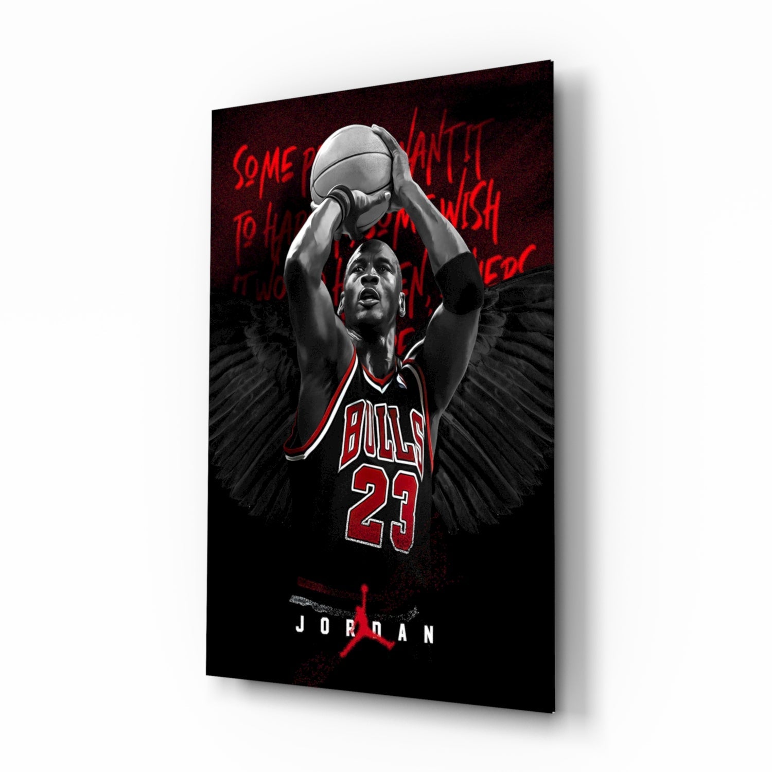 Jordan Glass Wall Art || Designer Collection.