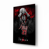 Jordan Glass Wall Art || Designer Collection.