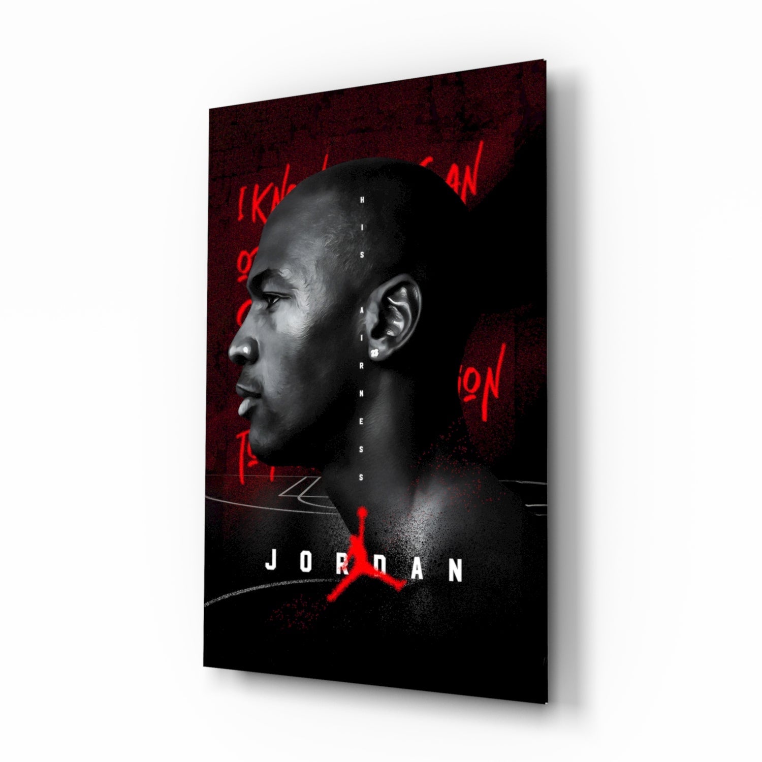 Jordan Glass Wall Art || Designer Collection.