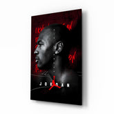 Jordan Glass Wall Art || Designer Collection.