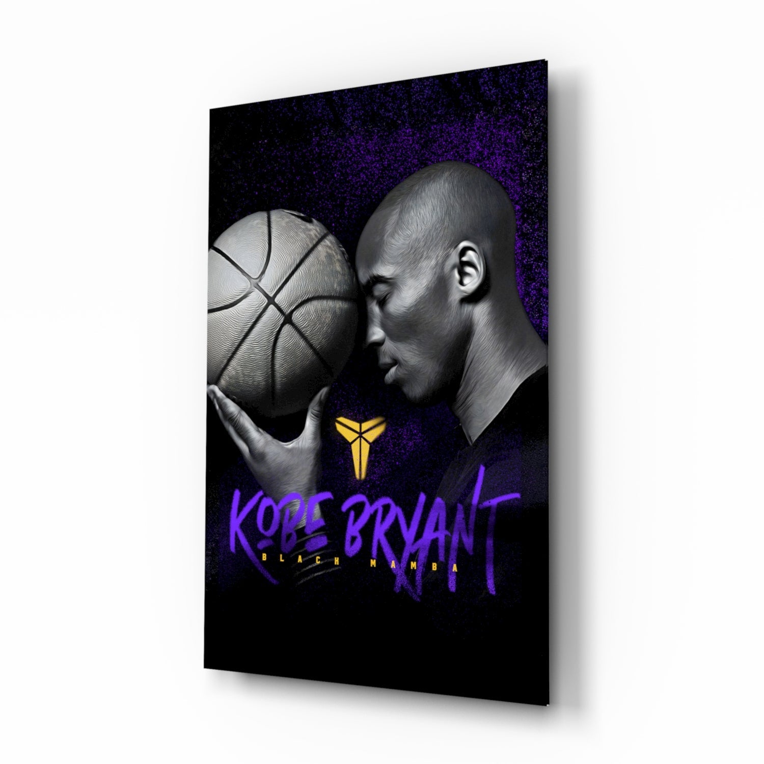 Kobe Bryant Glass Wall Art || Designer Collection.