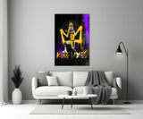 King James Glass Wall Art || Designer Collection.