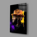 King James Glass Wall Art || Designer Collection.