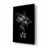 King James Glass Wall Art || Designer Collection.