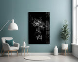 King James Glass Wall Art || Designer Collection.