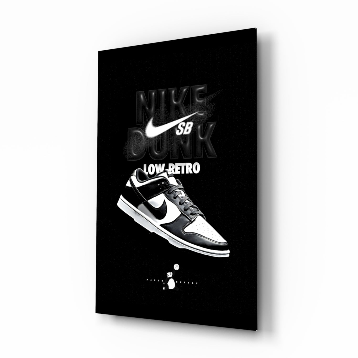 Retro Sneakers Glass Wall Art || Designer Collection.