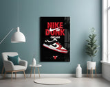 Dunk Glass Wall Art || Designer Collection.