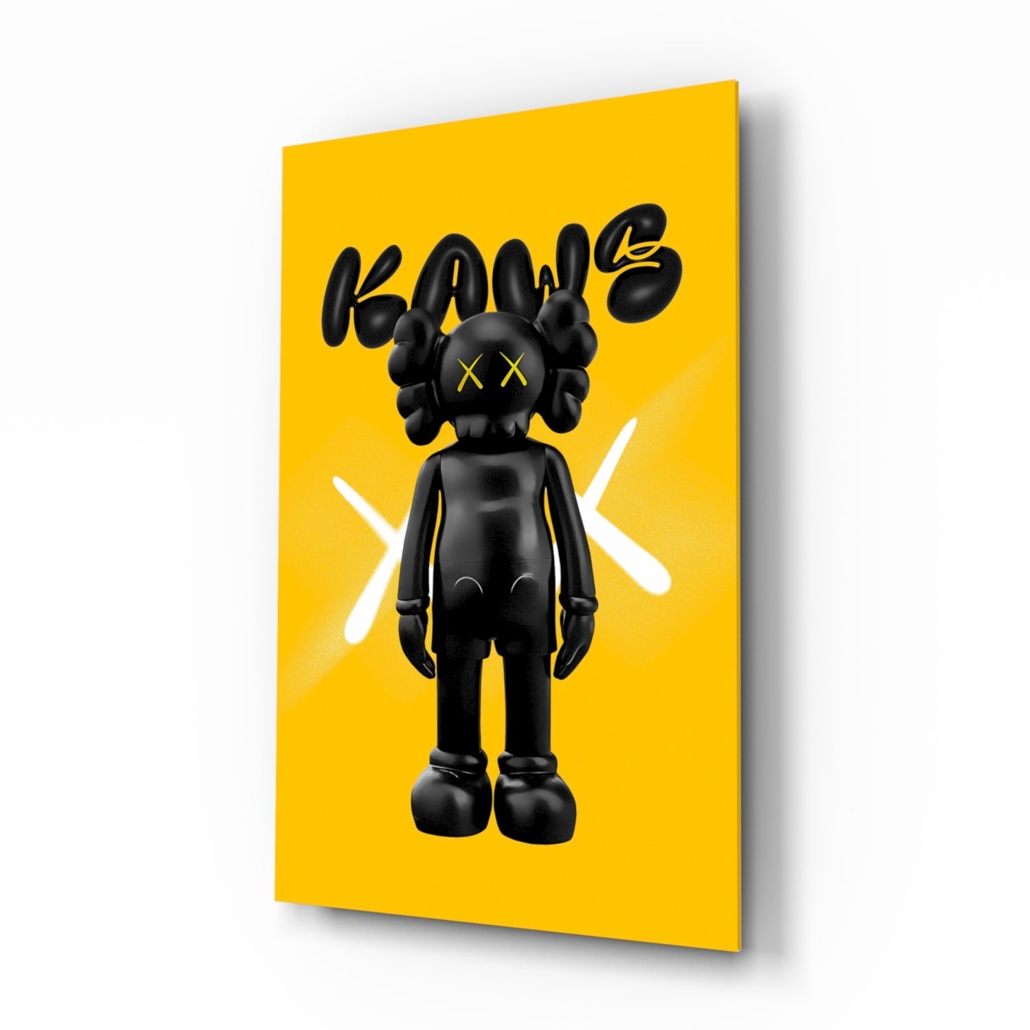 Kaws Glass Wall Art || Designer Collection.