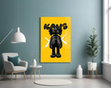 Kaws Glass Wall Art || Designer Collection.