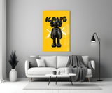 Kaws Glass Wall Art || Designer Collection.