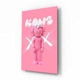 Kaws Glass Wall Art || Designer Collection.
