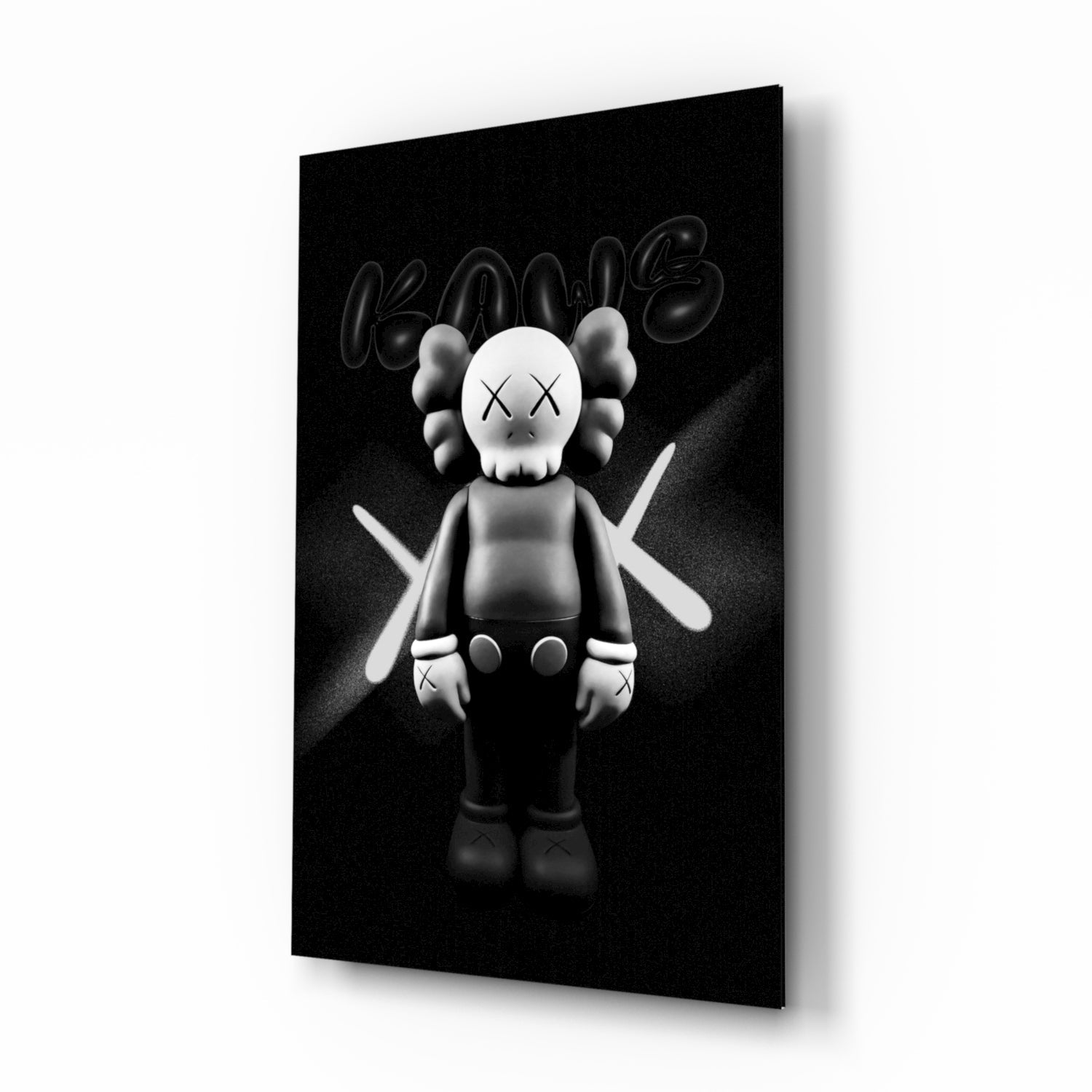 Kaws Glass Wall Art || Designer Collection.
